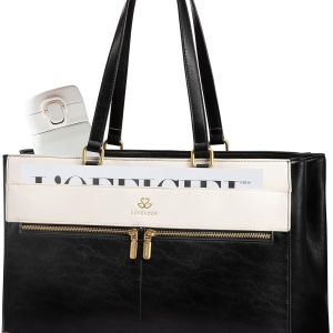 Laptop Bag for Women,15.6 Inch Vintage Work Tote Bags for Women,Leather Teacher Bag,Large Handbag Computer Briefcase