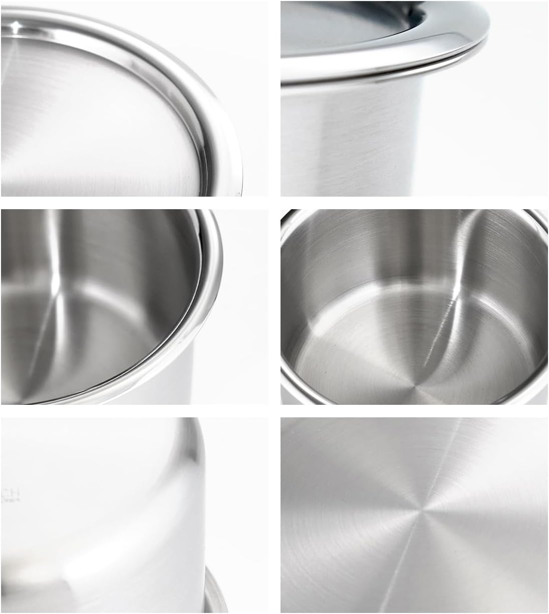 Cake 5PCS Stainless Steel Food Storage Containers with Lids 5PCS Canister Set Kitchen Appliances Dishwasher Safe Premium South Korea - Image 7