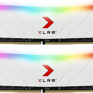 XLR8 Gaming 16GB (2X8Gb) DDR4 DRAM 3200Mhz (PC4-25600) CL16 1.35V RGB Dual Channel Desktop (DIMM) Memory White Edition – MD16GK2D4320016XWRGB