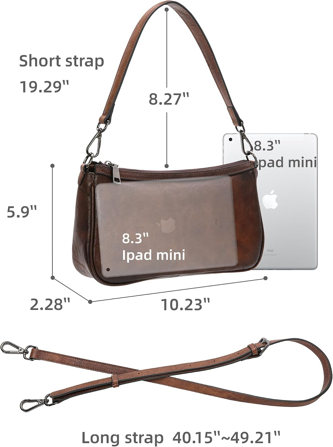 Shoulder Bag Lightweight Travel Crossbody Bags for Women with Purse Straps Cross Body Shoulder Strap - Image 6
