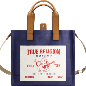 True Religion Tote, Women'S Travel Shoulder Bag with Adjustable Strap