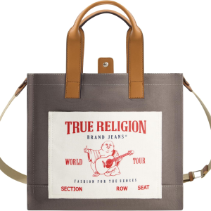 True Religion Tote, Women'S Travel Shoulder Bag with Adjustable Strap