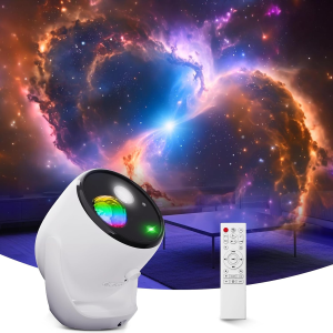 Galaxy Projector Star Projector, 3D Projector for Bedroom with 60 Scene Modes, Bluetooth Speaker & Remote Control, Planetarium Projector for Living Room, Home Decor, Gifts for Kids, Adult