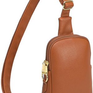 Women'S Small Sling Bag, Lightweight Everyday Vegan Leather Crossbody Purse for Daily Essentials and Travel Light