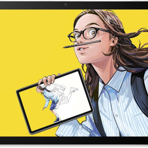 Movinkpad 11, Android Mobile Drawing Tablet, 11" with Battery-Free Slim Pro Pen 3, 8GB RAM/128 GB Storage, Quick Draw Feature, Anti-Glare Etched Glass Matte Screen, No Computer Needed