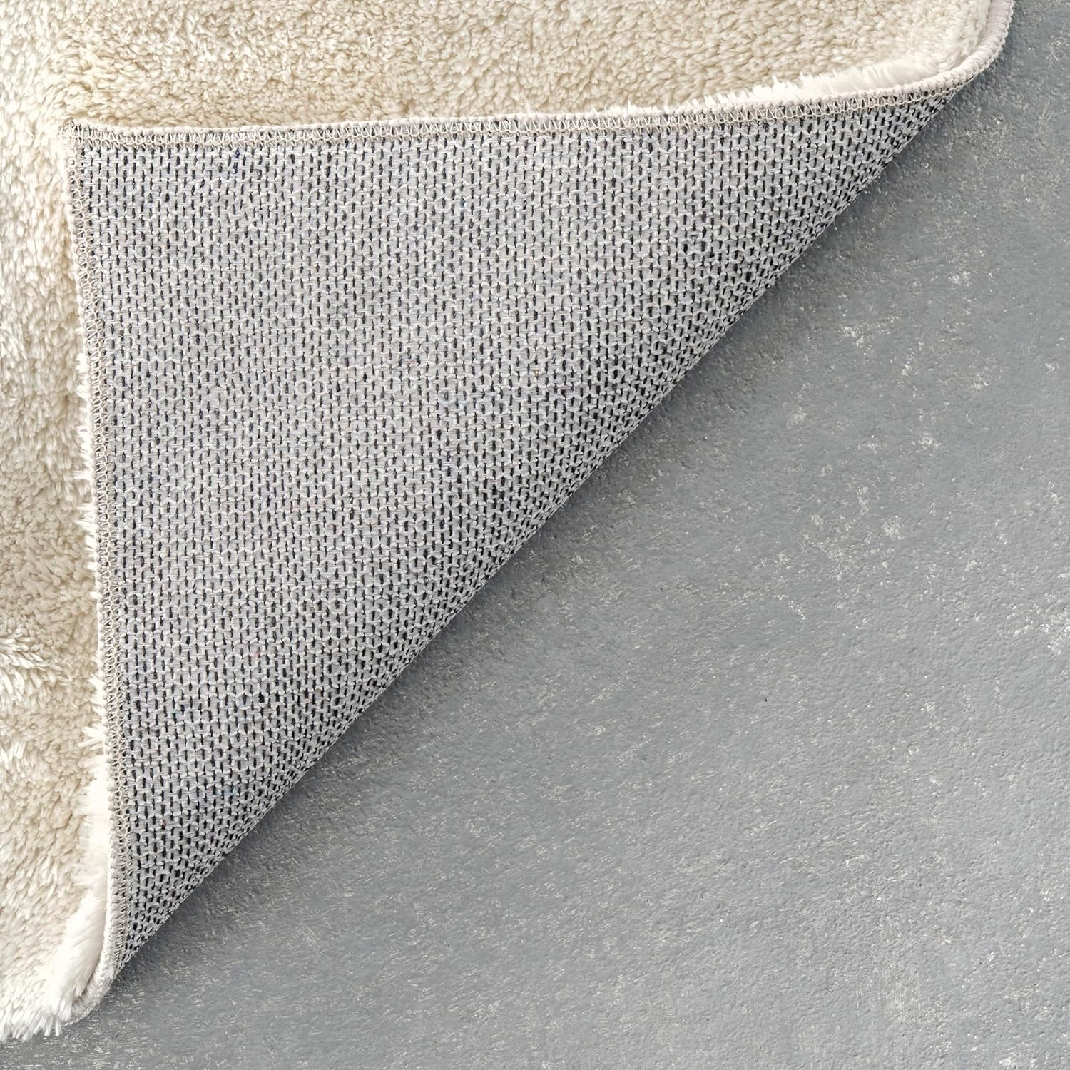 3' X 5' Cozy Plush Superiorwash Area Rug, Machine Washable, Non-Slip, Soft Fluffy Shag Carpet for Living Room Bedroom Kids Room Nursery Home Decor, Loni Cream - Image 5