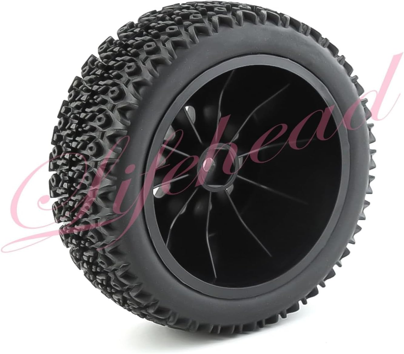 1/10 RC Short Course Truck Tires for All Terrain,Suitable for TRAXXAS Slash4X4 Huanqi 727 ARRMA SENTON 3S Losi Ford Raptor Baja Rey/ 113Mm OD High-Performance Short-Haul Truck Tires(Black) - Image 4