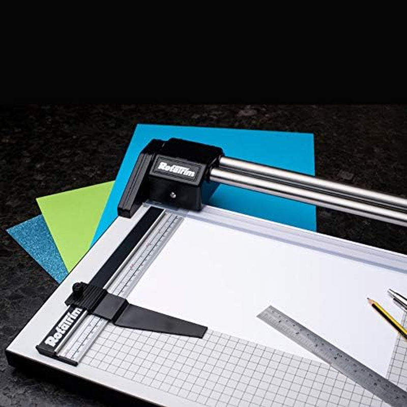 Pro 30 Inch Cut Professional Paper Cutter/Trimmer Precision Rotary Trimmer with Self-Sharpening Precision Steel Blades & Twin Stainless Steel Guide Rails (Rcpro30I) - Image 5