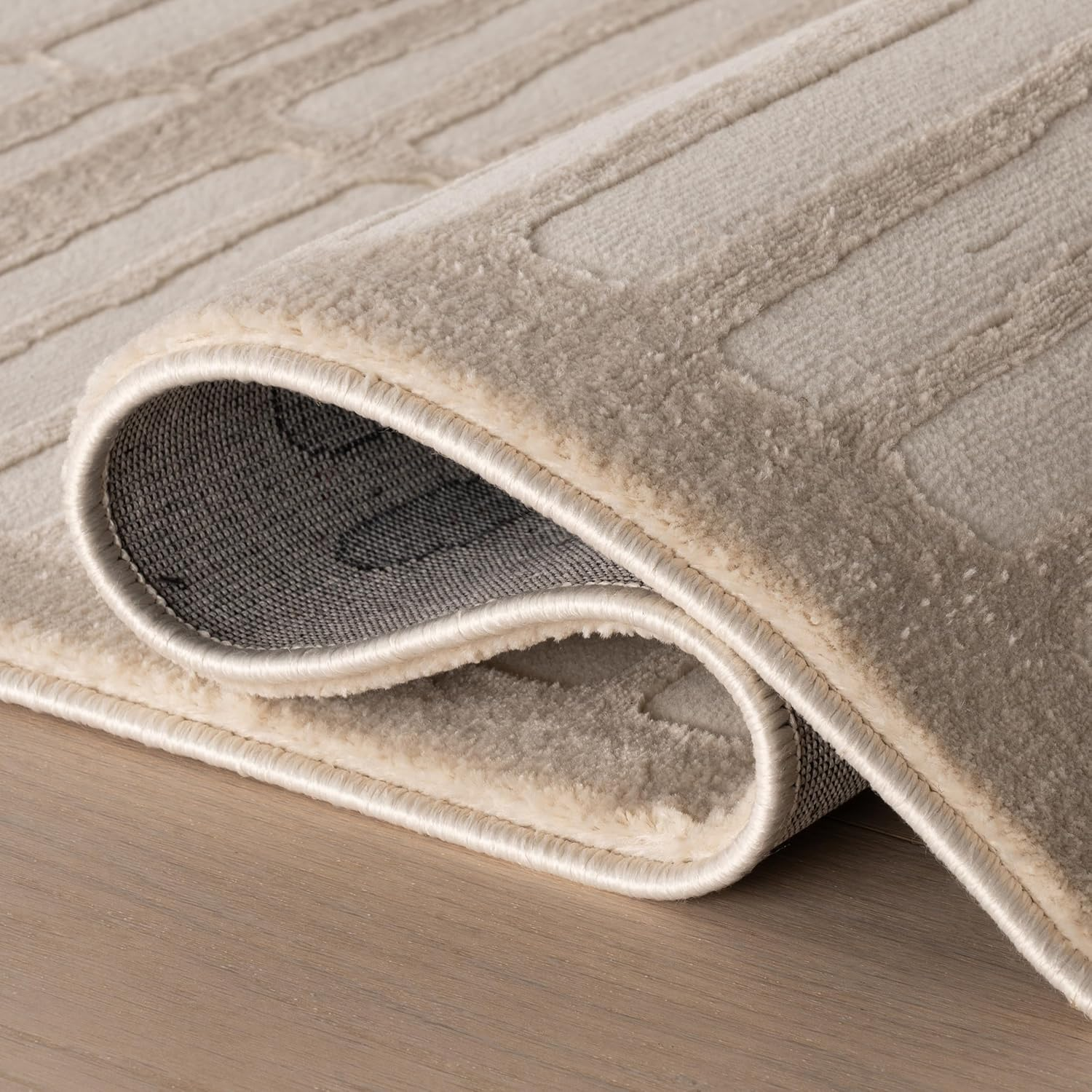 Kailani Geometric 12' X 15' Machine Washable Area Rug for Living Room Bedroom Dining Room, Cream - Image 6