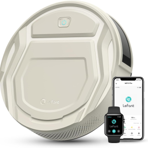 Robot Vacuum Cleaner M210 Pro,Slim,Quiet,2200Pa Suction,120 Min Self-Charging Robotic Vacuums, Freemove 3.0,Wifi/App/Alexa,6 Cleaning Modes Ideal for Hard Floors Pet Hair Low Carpet,Champagne