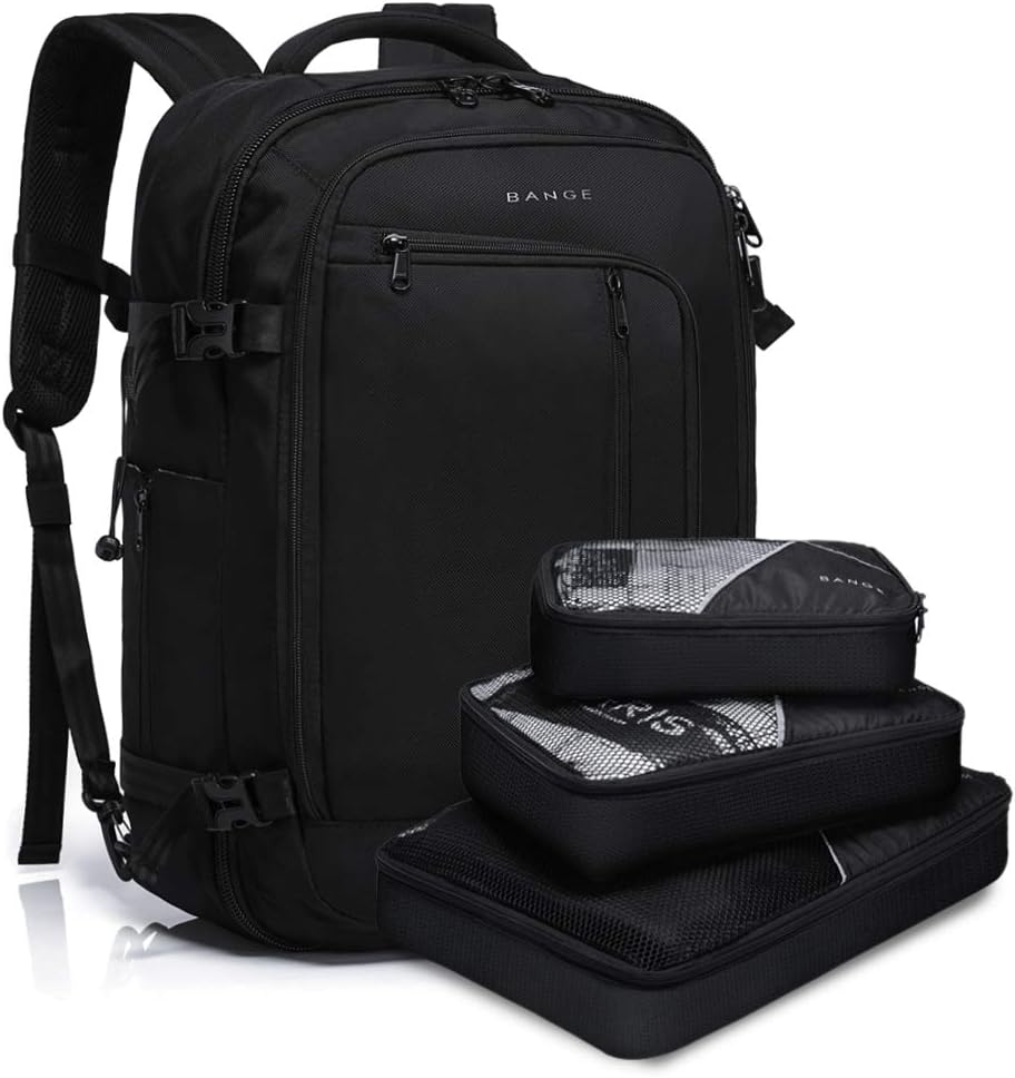 40L Men'S Travel Backpack,Carry on Airline Approved Backpacks, Business Laptop Daypack for 17.3Inch Notebook