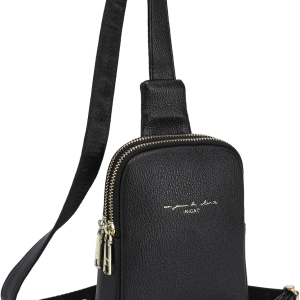 Women'S Small Sling Bag, Lightweight Everyday Vegan Leather Crossbody Purse for Daily Essentials and Travel Light