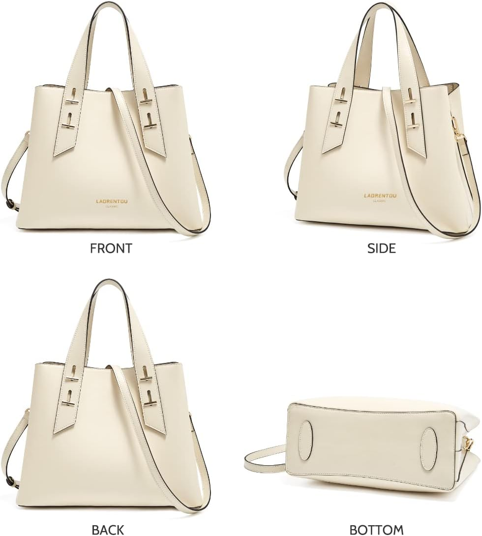 Women Crossbody Handbags Genuine Leather Satchel Handbags for Women Top-Handle Shoulder Tote Purses - Image 4