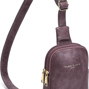 Women'S Small Sling Bag, Lightweight Everyday Vegan Leather Crossbody Purse for Daily Essentials and Travel Light