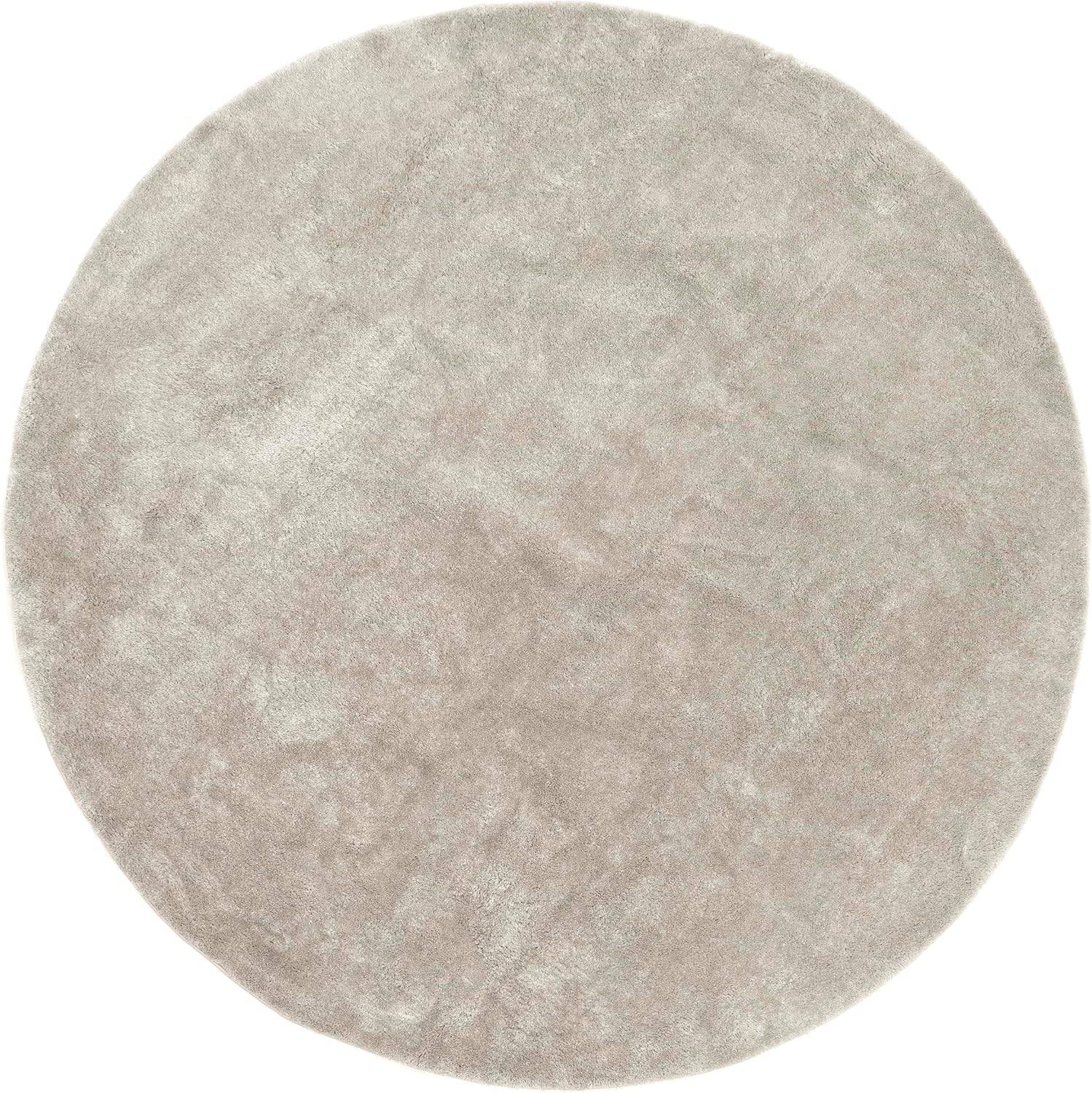 6' round Cozy Plush Superiorwash Area Rug, Machine Washable, Non-Slip, Soft Fluffy Shag Carpet for Living Room Bedroom Kids Room Nursery Home Decor, Loni Beige - Image 6