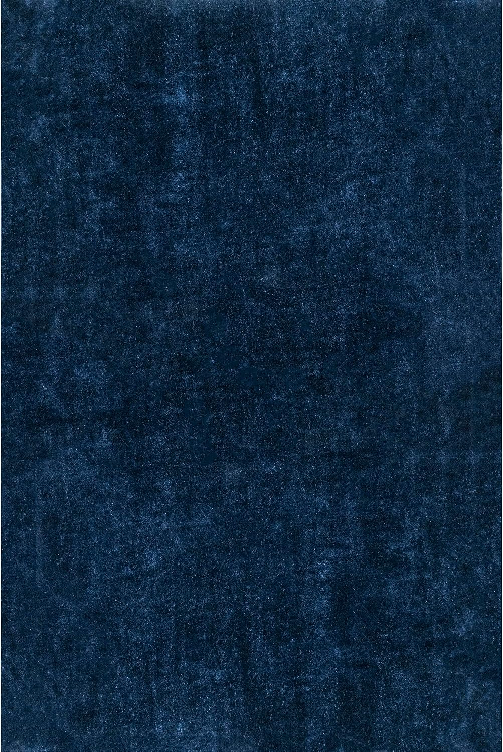 4' Square Cozy Plush Area Rug, Machine Washable, Non-Slip, Soft Fluffy Shag Carpet for Living Room Bedroom Kids Room Nursery Home Decor, Loni Navy - Image 5