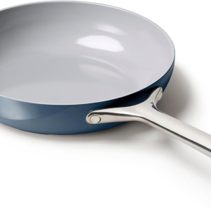 Caraway Nonstick Ceramic Frying Pan (2.7 Qt, 10.5") - Non Toxic, PTFE & PFOA Free - Oven Safe & Compatible with All Stovetops (Gas, Electric & Induction) - Navy