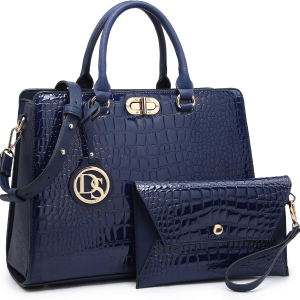 Women Handbags Purses Ladies Work Purse Satchel Tote Top Handle Shoulder Bags with Matching Clutch