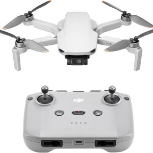 DJI Mini 4K, Drone with 4K UHD Camera for Adults, under 249 G, 3-Axis Gimbal Stabilization, 10Km Video Transmission, Auto Return, Wind Resistance, 1 Battery for 31-Min Max Flight Time