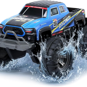 Waterproof Monster Truck Gesture RC Car, 4WD Amphibious Hand Controlled Remote Control Toy for Kids, All-Terrain Off-Road Vehicle for Boys Ages 6-7 8 9 10 11 12 Year Old, Present