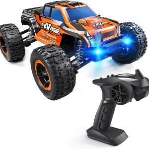 | Durable RC Cars for Kids - Hobby Grade, 1/16 RC Truck, Top Speed 19Mph, Adjustable Speed, Off-Road, 4WD - Upgradeable Remote Control Car (Gift for Boys and Adults)