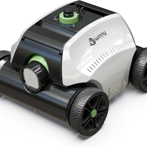 (2026 Upgraded) Robotic Pool Vacuum for above Ground Pool - 6600Mah for 130Mins Runtime & 50W Powerful Suction, Self-Parking Pool Cleaner with 180Μm Filter Tray up to 1300 Sq. Ft (White&Green)