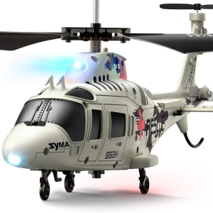Remote Control Helicopter, S53H Rescue RC Helicopter with Upgraded Protection System, Lifelike Simulation, Easy to Fly, Educational Toy & Gift for Boys Girls Beginners