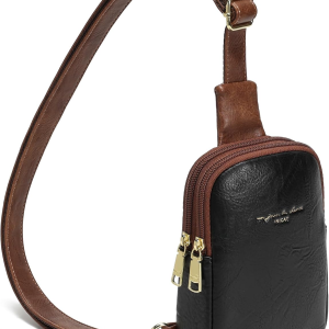 Women'S Small Sling Bag, Lightweight Everyday Vegan Leather Crossbody Purse for Daily Essentials and Travel Light