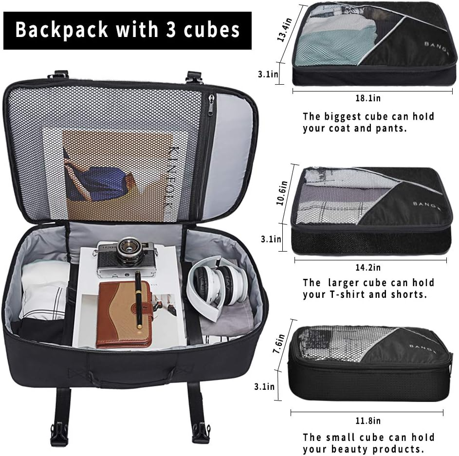 40L Men'S Travel Backpack,Carry on Airline Approved Backpacks, Business Laptop Daypack for 17.3Inch Notebook - Image 3