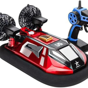 Rc Ships RC Hovercraft Boat for Land and Water 2.4Ghz Remote Control Amphibious Vehicle Toy with Double Power,Electric Watercraft RC Toy Boats Gifts for Boys Girls
