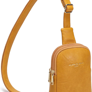 Women'S Small Sling Bag, Lightweight Everyday Vegan Leather Crossbody Purse for Daily Essentials and Travel Light