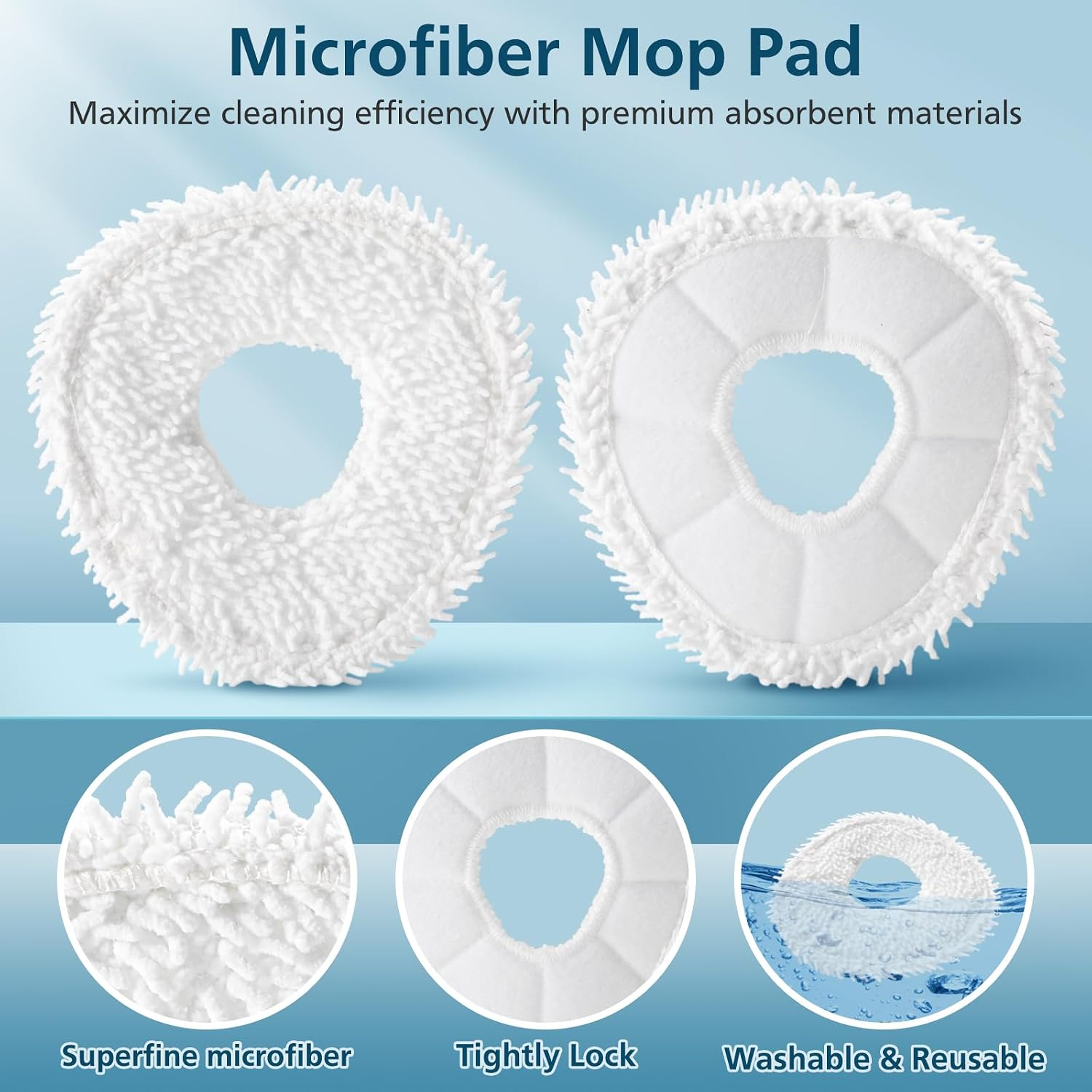 Accessories Replacement for Narwal Freo X Ultra Robot Vacuum, 16 Vacuum Accessories Set, 1 Main Brush, 2 Hepa Filter, 2 Dust Bags, 4 Mop Pads, 6 Side Brushes, 1 Cleaning Brush - Image 4