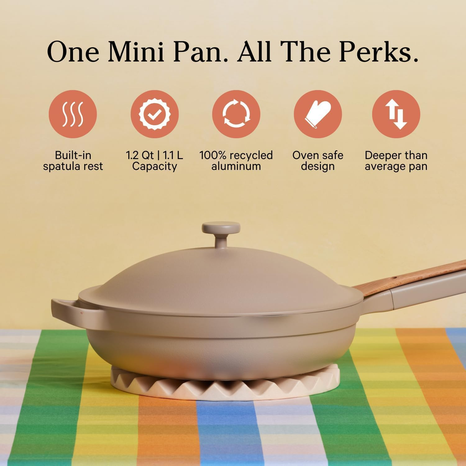 Our Place Mini Cookware Duo | 6-Piece Ceramic Cookware Set with Mini Always Pan & Mini Perfect Pot | Induction & Oven Safe up to 450°F | Nonstick, Pfas-Free Non-Toxic Cookware | Steam - Image 2