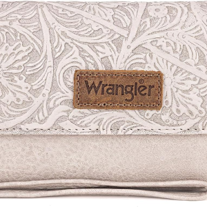 X Wrangler Western Wallets for Women Trifold Wristlet Wallets Large Capacity Women Clutch Wallet with Coin Purse