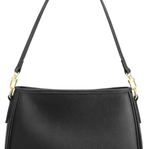 Shoulder Purse for Women, Medium Leather Crossbody Bag Trendy, Hanbags Purses, Small Hobo Bags with 2 Removable Straps