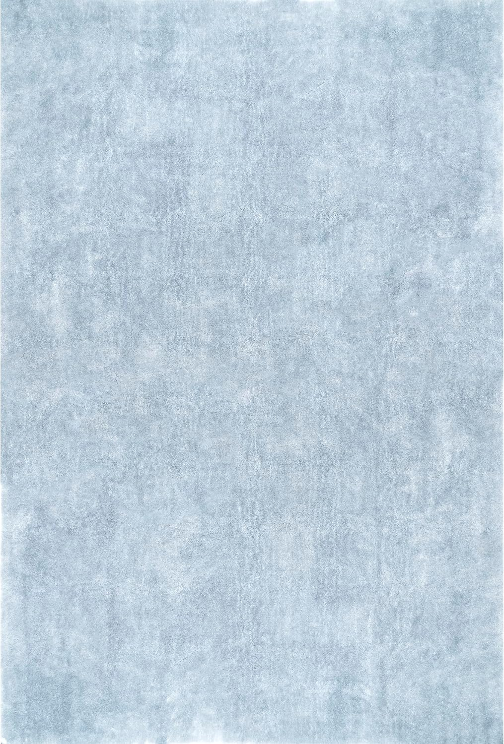 2' X 3' Cozy Plush Area Rug, Machine Washable, Non-Slip, Soft Fluffy Shag Carpet for Living Room Bedroom Kids Room Nursery Home Decor, Loni Light Blue - Image 5