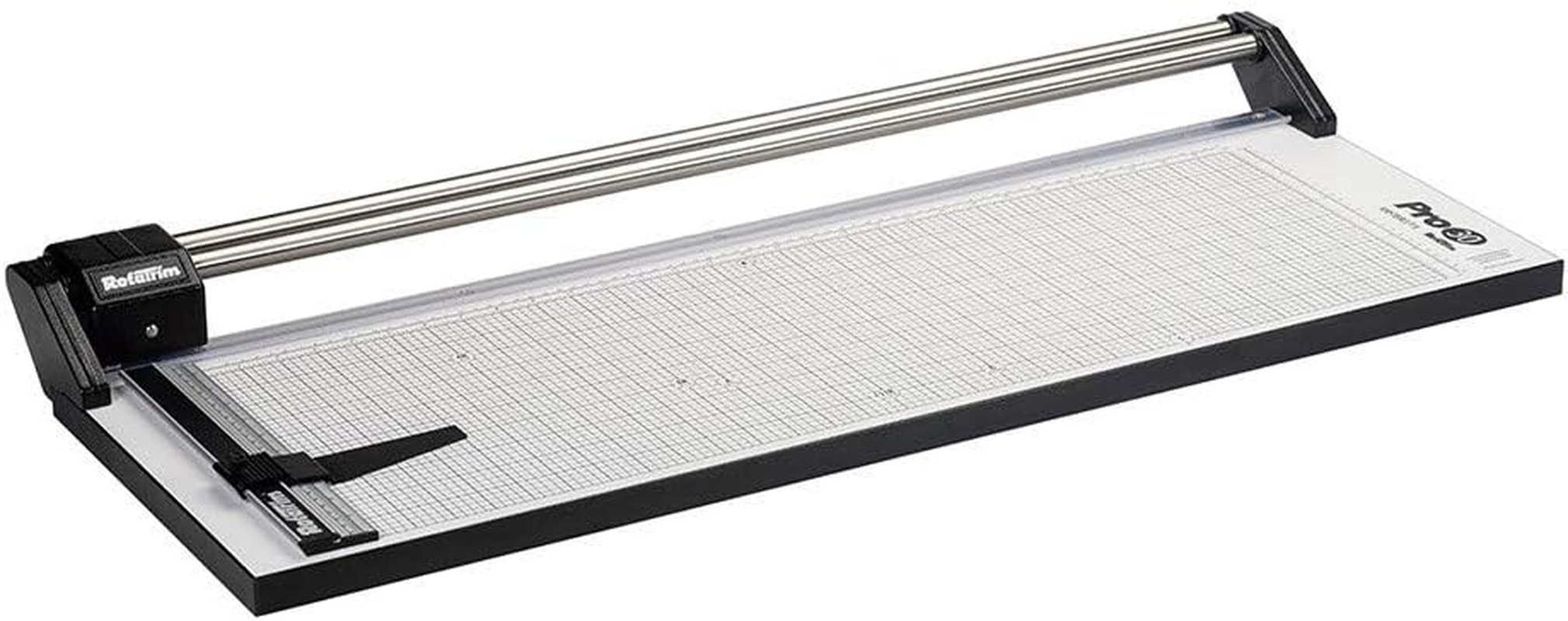 Pro 30 Inch Cut Professional Paper Cutter/Trimmer Precision Rotary Trimmer with Self-Sharpening Precision Steel Blades & Twin Stainless Steel Guide Rails (Rcpro30I)