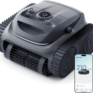 Bubot 700 Cordless Pool Vacuum for Inground & above Ground Pools, 210-Min Runtime, Wall/Waterline/Floor Cleaning, Robotic Pool Cleaner with Superior Suction, APP Control, Smart Navigation (Space Grey)