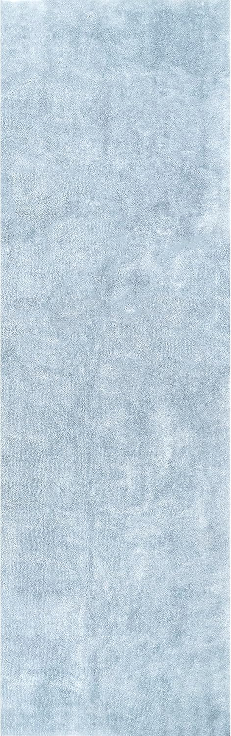 2' X 6' Cozy Plush Area Rug, Machine Washable, Non-Slip, Soft Fluffy Shag Carpet for Living Room Bedroom Kids Room Nursery Home Decor, Loni Light Blue - Image 5