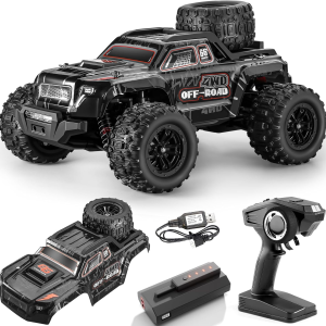 【Modular Battery】All Terrain 2.4Ghz 1/16 RTR Brushless Fast RC Cars, Max 42Mph Electric Off-Road RC Truck, 4X4 Remote Control Car High-Speed Offroad RC Truggy Speedy Outdoor Fun Hobby for Adult